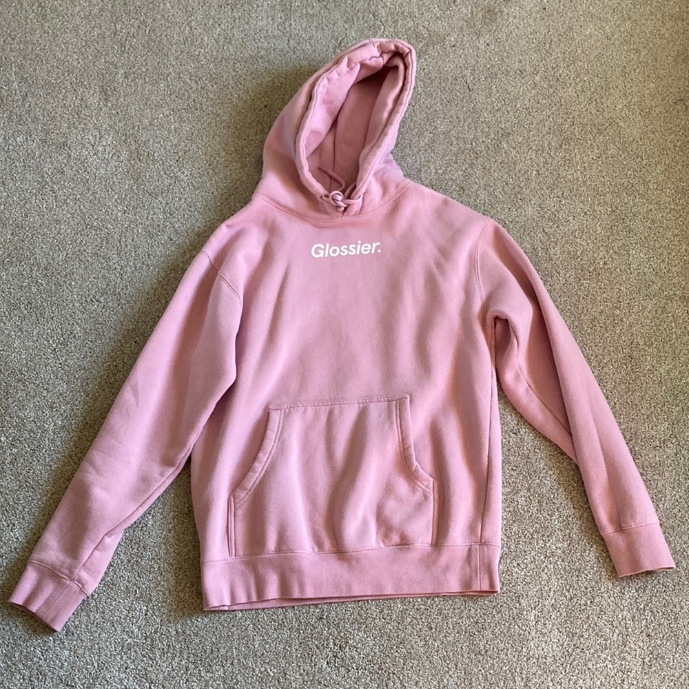 Glossier Pink Hoodie